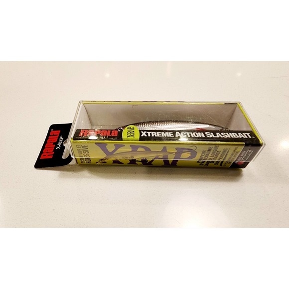 Rapala X Rap  8  3 1/8"   1/4oz  XR 8  3'-5' Swim Depth Silver - Picture 1 of 4